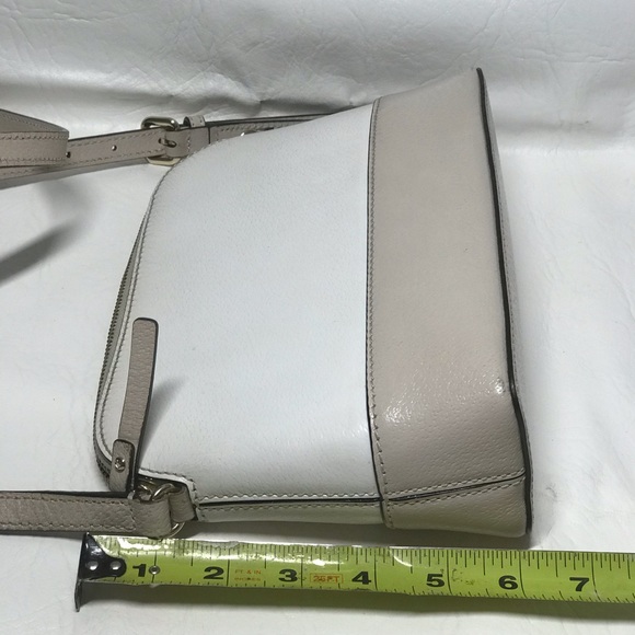 KATE SPADE NEW YORK Luxury Ivory & Beige Cow Leather Cross Body Bag - Picture 11 of 17